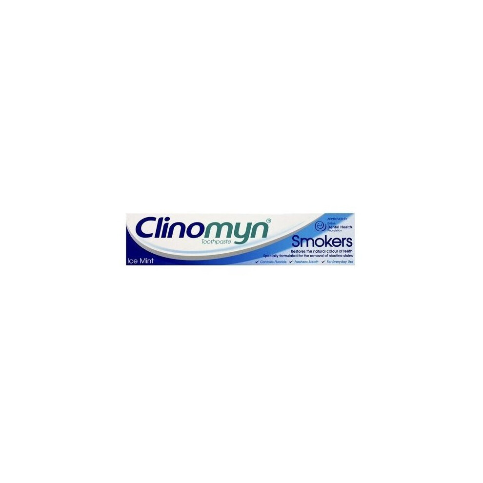 Clinomyn Anti-Stain Flouride Toothpaste for Smokers