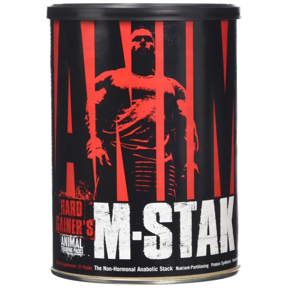 Animal M-Stak AM07 - Non-Hormonal Anabolic Stack for Hardgainers (Pack of 21)
