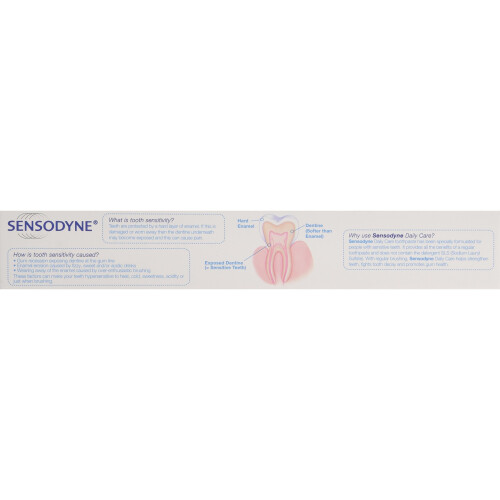Sensodyne Sensodyne Sensitive Toothpaste, Daily Care Original, 75 ml  pack of 3 2