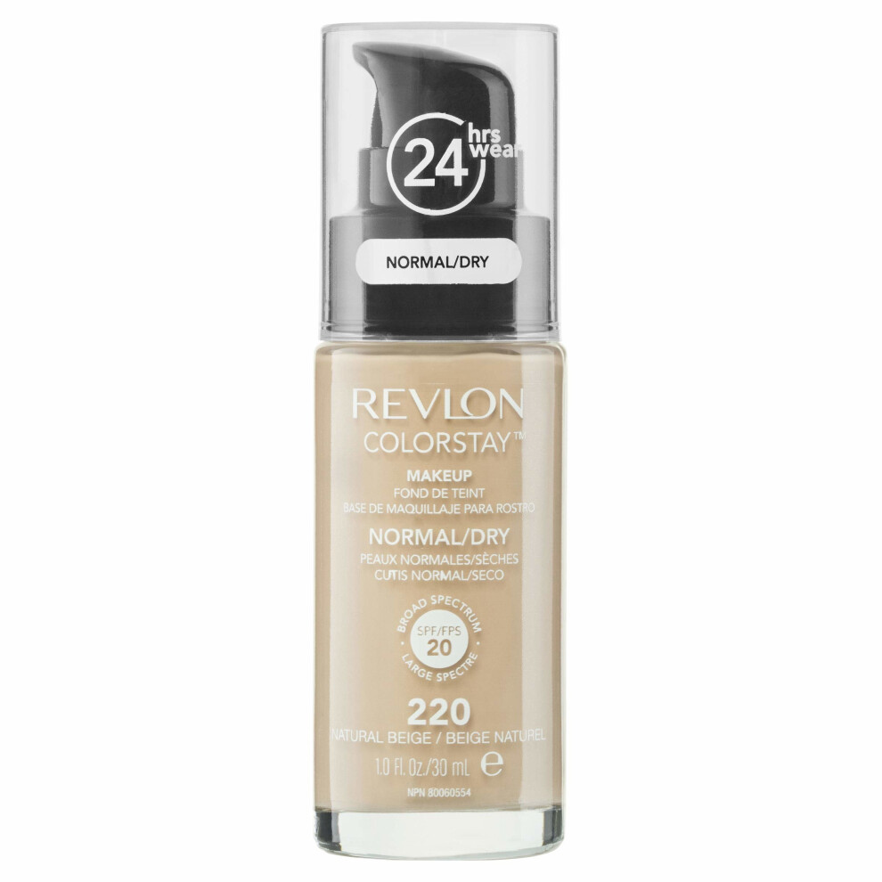 Revlon Colorstay Foundation For Normal/Dry Skin, Natural Beige