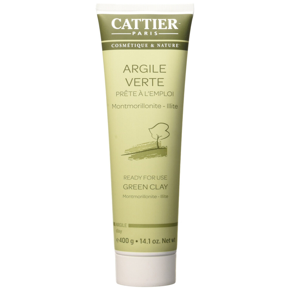 Cattier Green Ready For Use Clay 400G