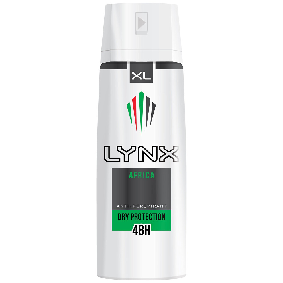 Lynx Dry Africa XL Anti-Perspirant Deodorant, 200 Ml