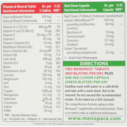Vitabiotics Menopace Max - 84 compresse/capsule 1