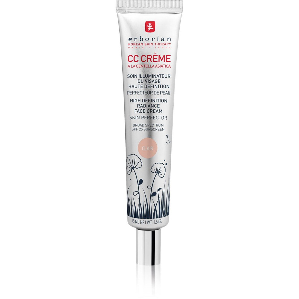 Erborian Korean CC Cream Skin Perfector SPF25 - Clair, Radiant Finish 6AA30057
