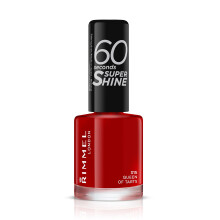Rimmel Queen Of Tarts, 60 Seconds Super Shine Nail Polish, Red, 8 ml