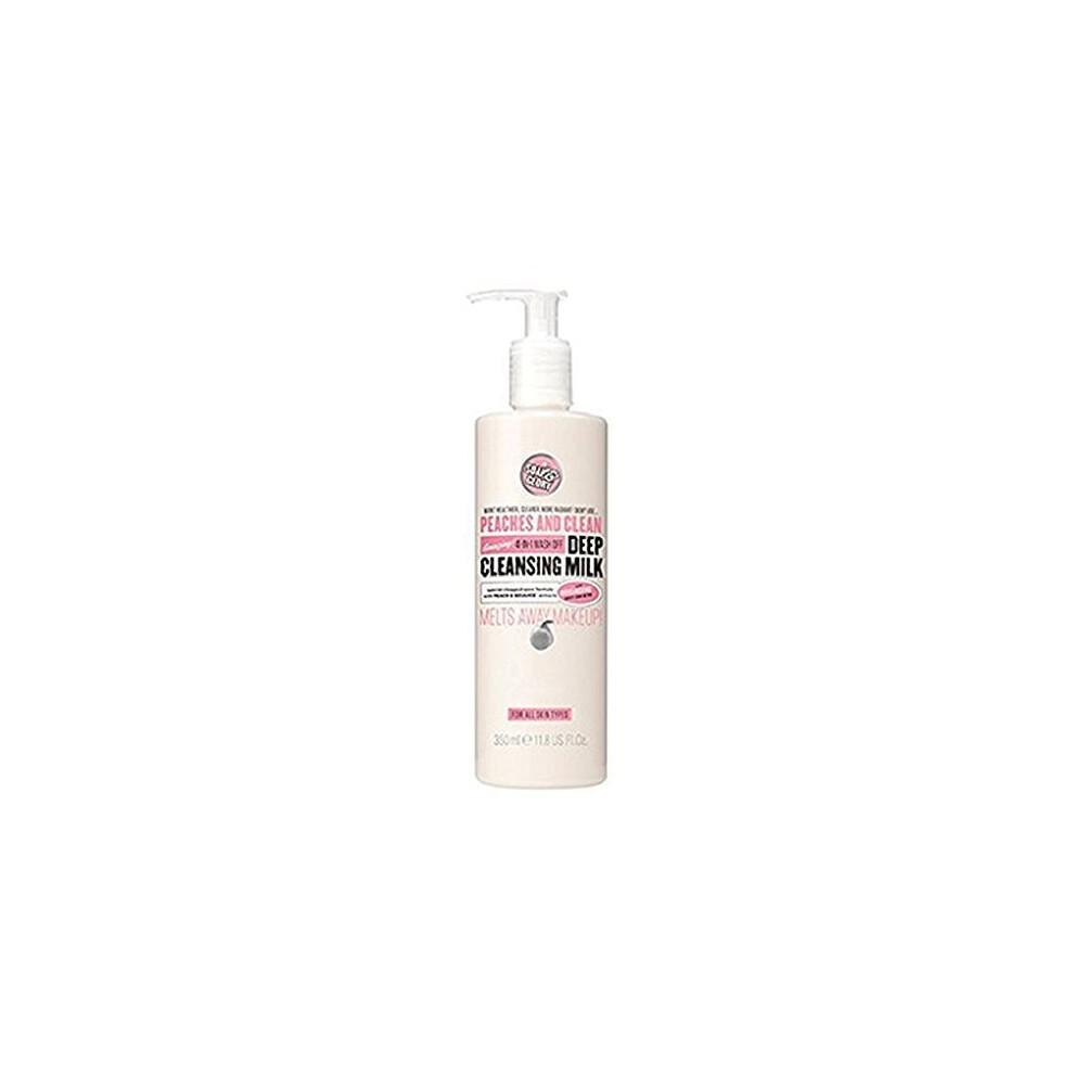 Soap And Glory Peaches And Clean 4-in-1 Wash-Off Deep Cleansing Milk 350ml