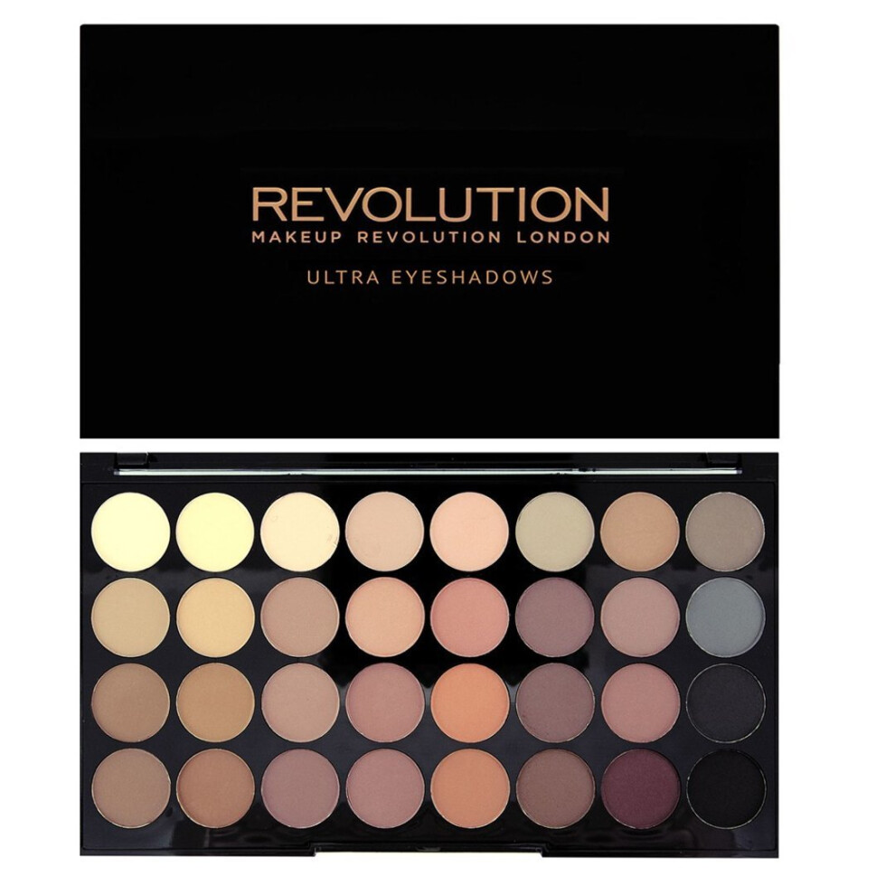 Makeup Revolution Ultra 32 Shade Eyeshadow Palette FLAWLESS MATTE