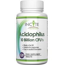 Incite Nutrition Probiotics Food Supplement, 120 Tablets