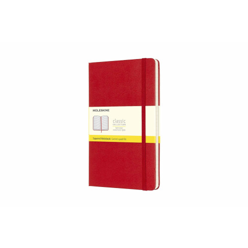 Moleskine Large Squared Notebook Red (Moleskine Srl)