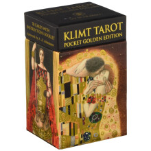 Klimt Tarot Golden Pocket Edition: Tarot Deck, 78 full colour cards and instruction booklet