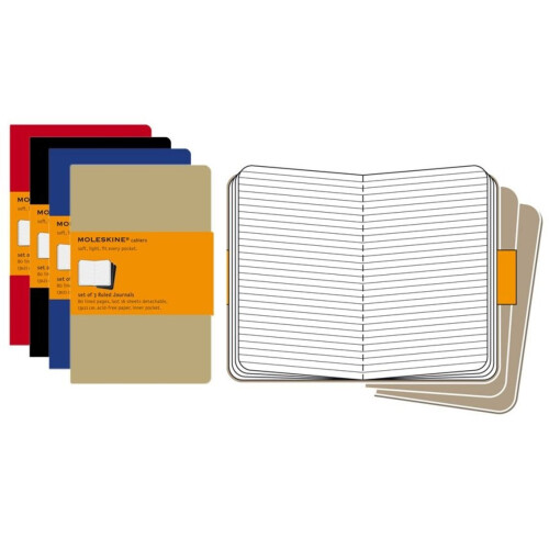 GROOT FORMATE LIJNENBOEK SOFT COVER KARTON ROOD 2