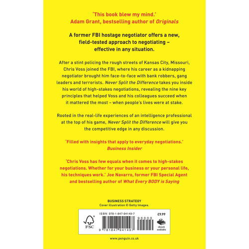 Never Split the Difference: Negotiating as if Your Life Depended on It 2