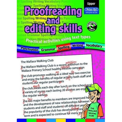 Proofreading and Editing Skills: Upper: Practical Activities Using Text Types