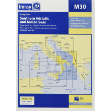 Imray Chart M30: Dubrovnik to Kerkira (Corfu) & Sicilia (M Charts)