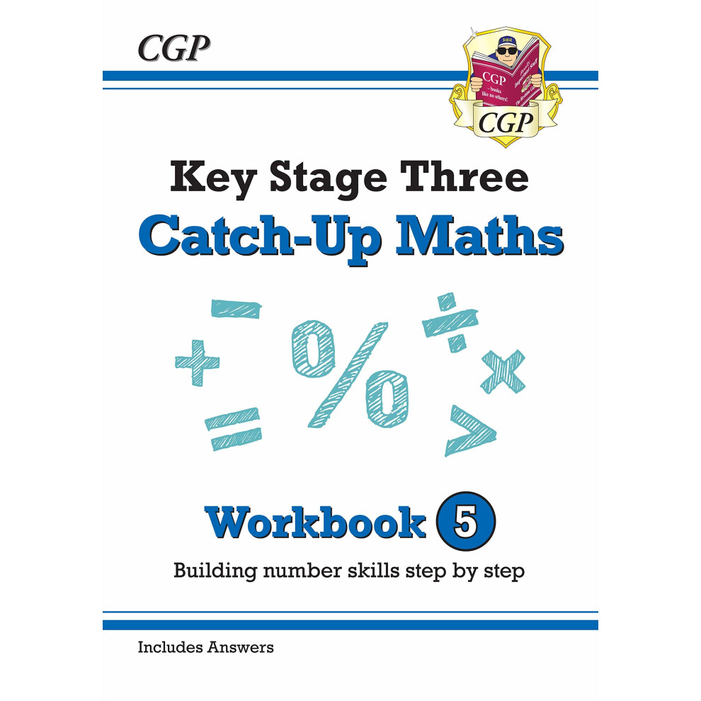 New KS3 Maths Catch-Up Workbook 5 (with Answers) (CGP KS3 Maths)-image-OPC-PPK9RY-NEW