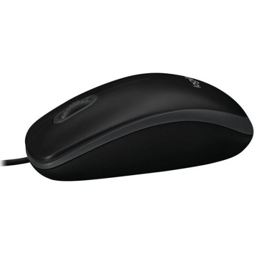 Logitech Logitech B100 Optical USB Mouse – Black | Ambidextrous Mouse 2