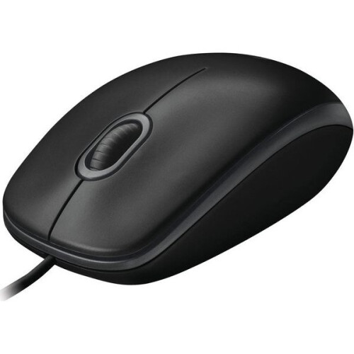 Logitech Logitech B100 Optical USB Mouse – Black | Ambidextrous Mouse 1