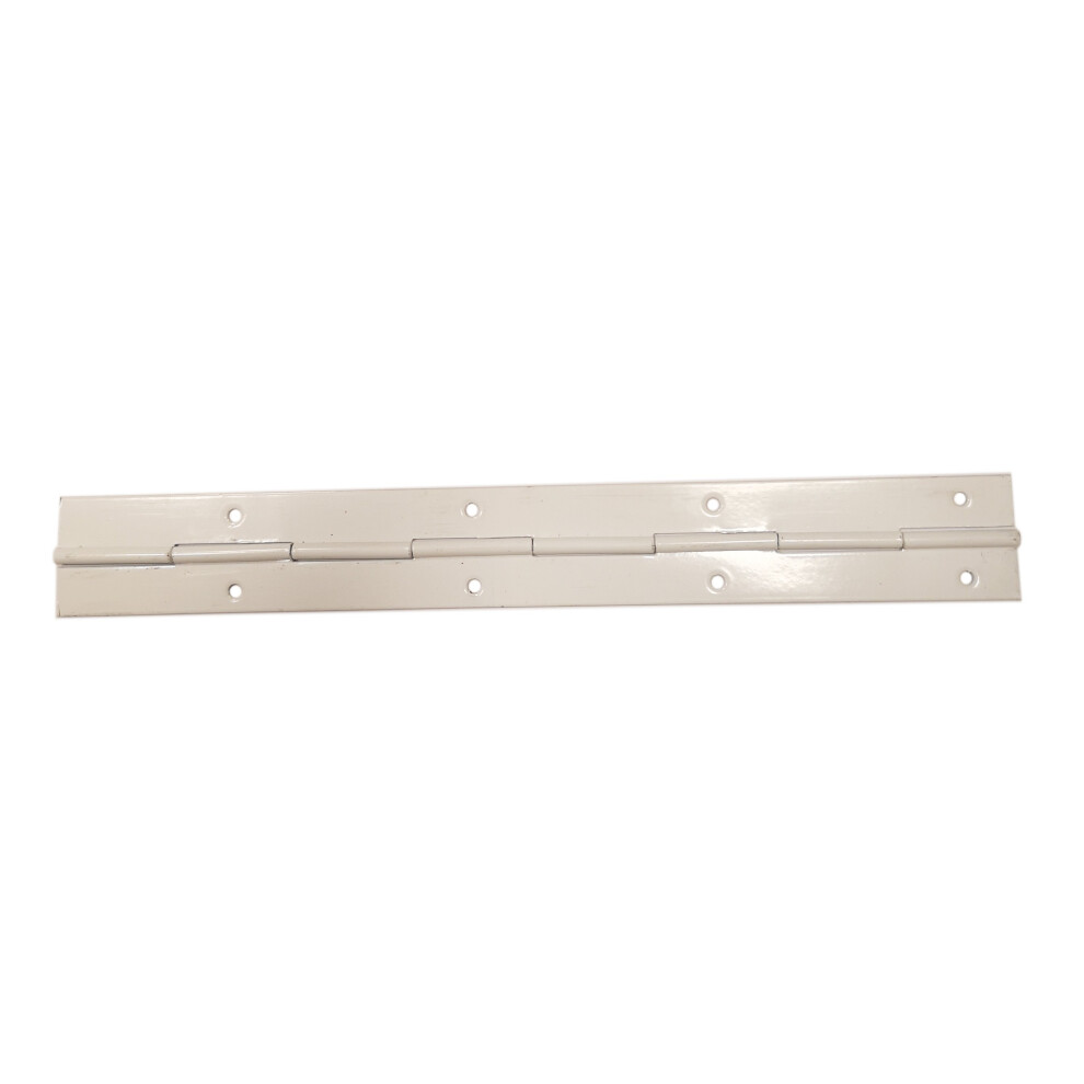 240Mm Continuous Metal Piano Hinge White Colour