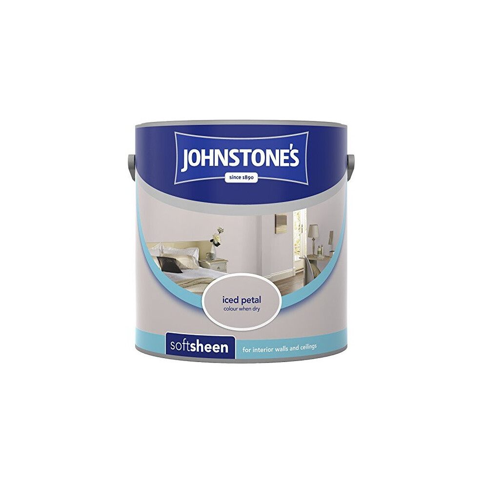 (Iced Petal, 2.5l) Johnstone's Soft Sheen Emulsion Paint