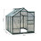 Outsunny Outsunny Polycarbonate Clear Walk-In Garden Greenhouse 8