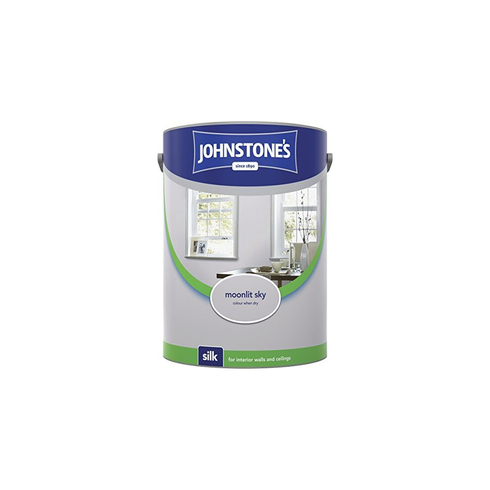 (Moonlit Sky, 5l) Johnstones Silk Emulsion Paint