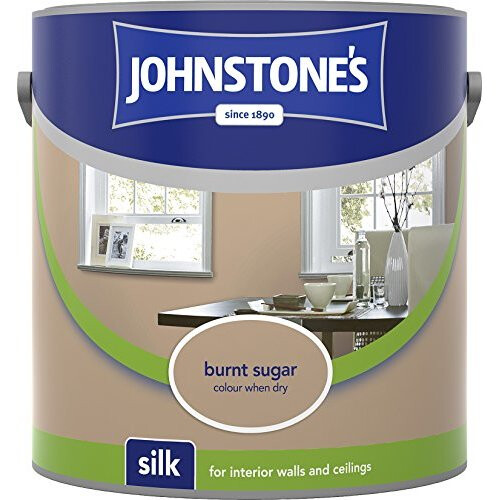 Johnstone's (Burnt Sugar, 2.5l) Johnstones Silk Emulsion Paint
