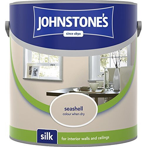 Johnstone's (Seashell, 2.5l) Johnstones Silk Emulsion Paint