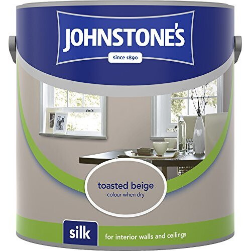 Johnstone's (Toasted Beige, 2.5l) Johnstones Silk Emulsion Paint