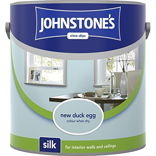 (Duck Egg, 2.5l) Johnstones Silk Emulsion Paint on OnBuy