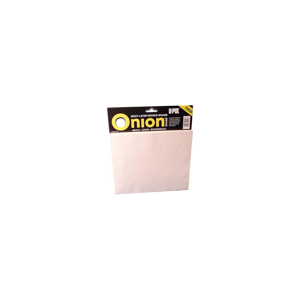Upol Onion Board For Body Filler Mixing 100 Tear Of Sheets 5010796102166