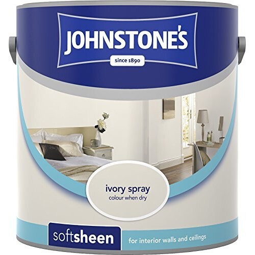 Johnstone's (Ivory Spray, 2.5l) Johnstone's Soft Sheen Emulsion Paint