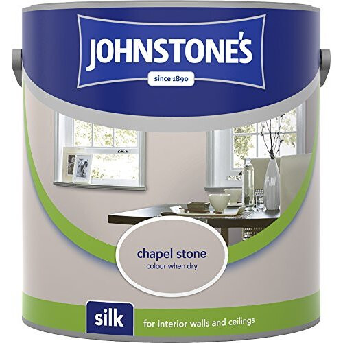 Johnstone's (Chapel Stone, 2.5l) Johnstones Silk Emulsion Paint