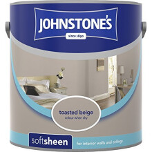 (Toasted Beige, 2.5l) Johnstone's Soft Sheen Emulsion Paint