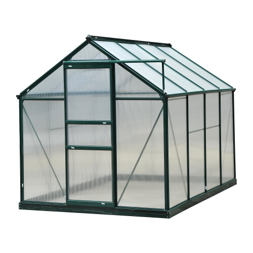 Outsunny Outsunny Polycarbonate Clear Walk-In Garden Greenhouse 2
