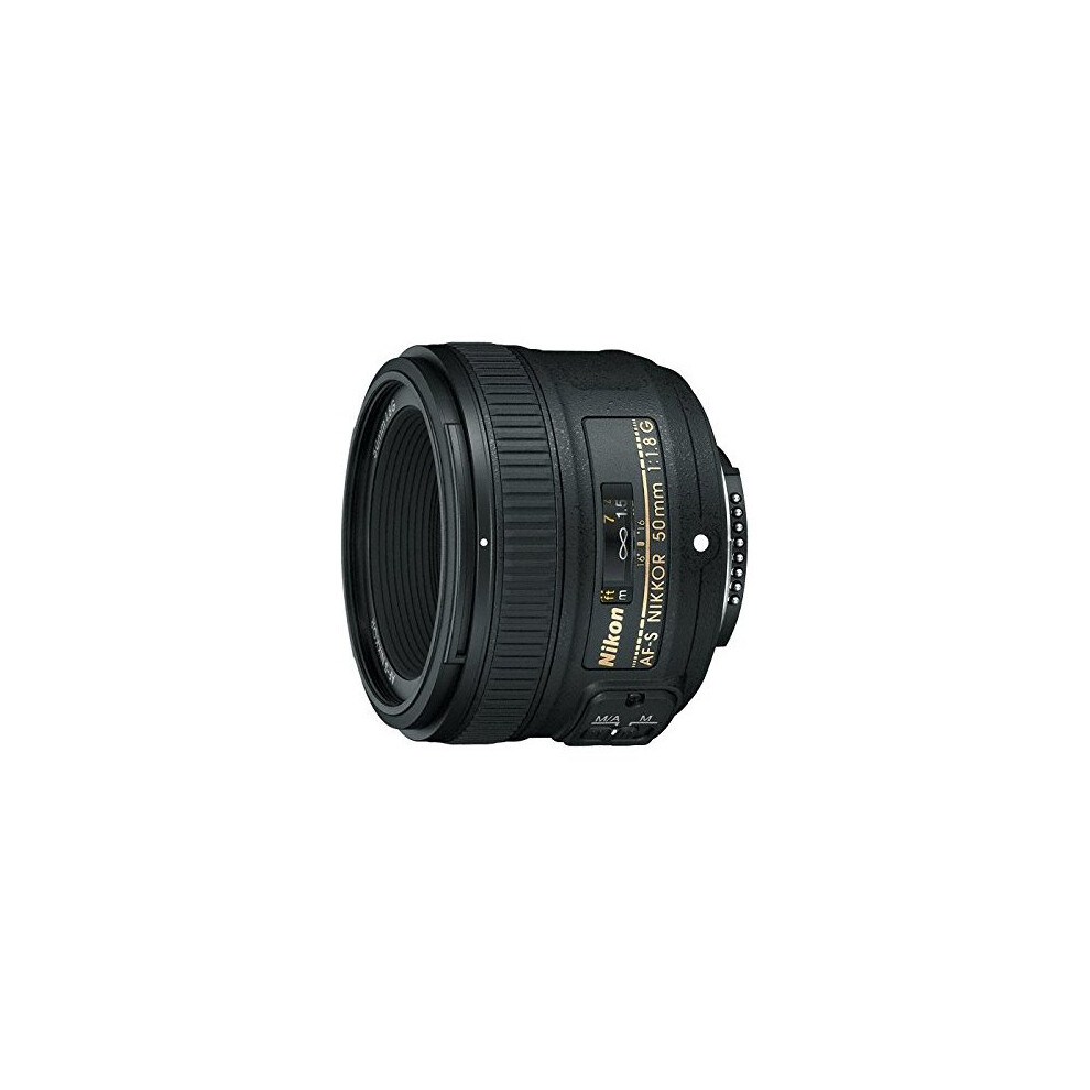 Nikon AF-S NIKKOR 50mm f/1.8G Lens - Fast f/1.8, Silent Wave Motor, FX/DX Compatible