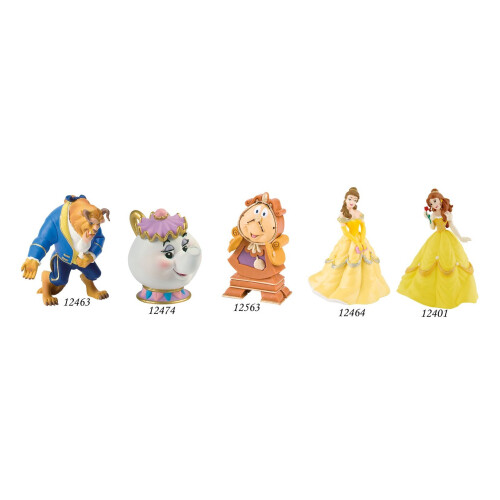 BULLYLAND - A bela e a fera - Figurinha Madame Pottine 1