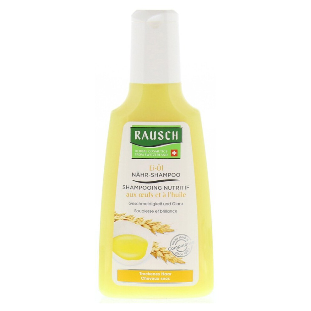 Rausch Egg Oil Nourishing Shampoo (Nourishes Dry Hair Gives Softness And Shine Without Silicone And Paraben Free) Single Pack Of 1Â X 200Â Ml