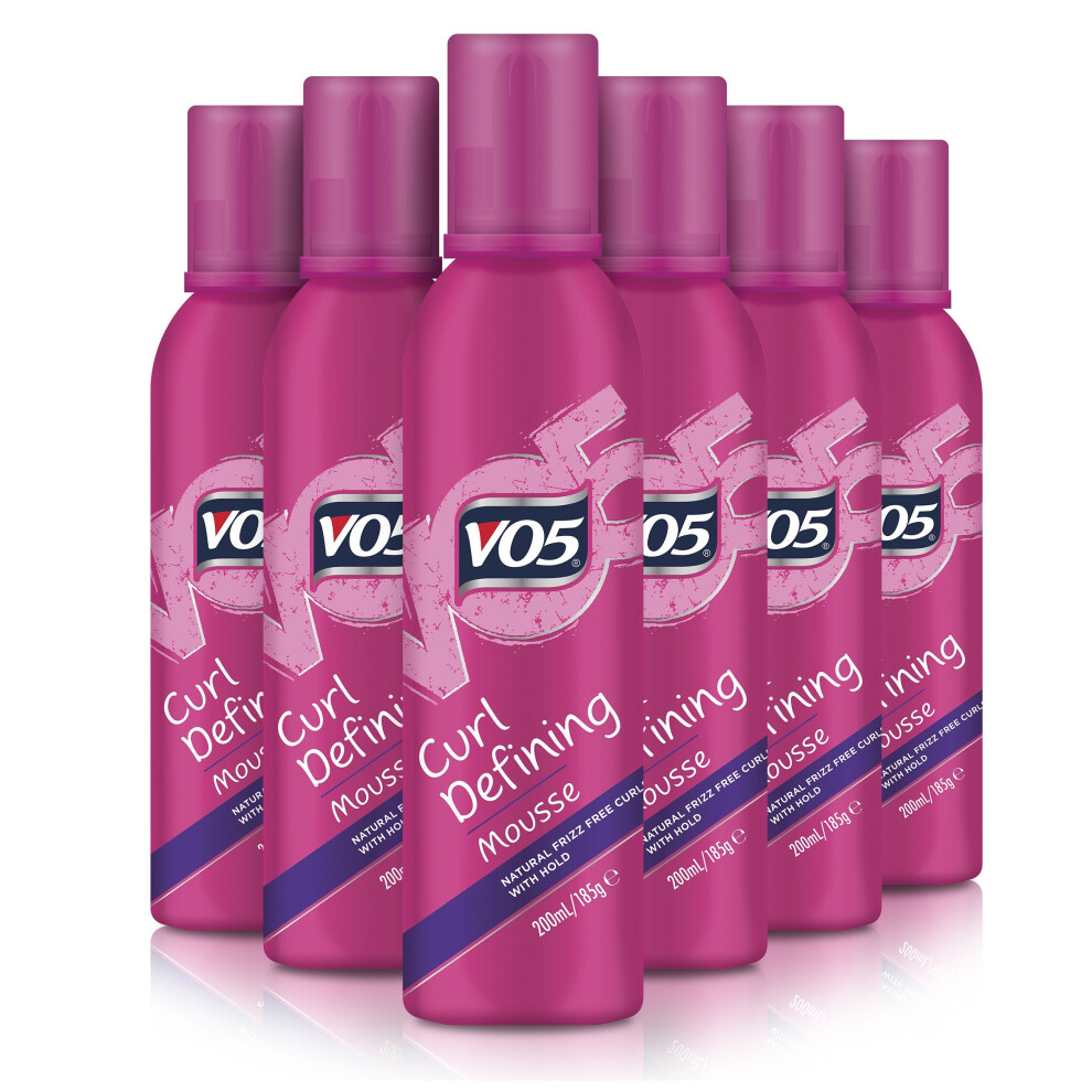 VO5 Smoothly Does it Curl Defining Mousse 200 ml - Pack of 6