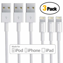 IWAVION Cable for iphone, 3Pack 3FT/1M USB Data Sync Cord Charger Cables for iPhone 7, 7 Plus, 6s plus, 6s, 6 plus, 6, 5s, 5c, 5, se, iPad Air,...
