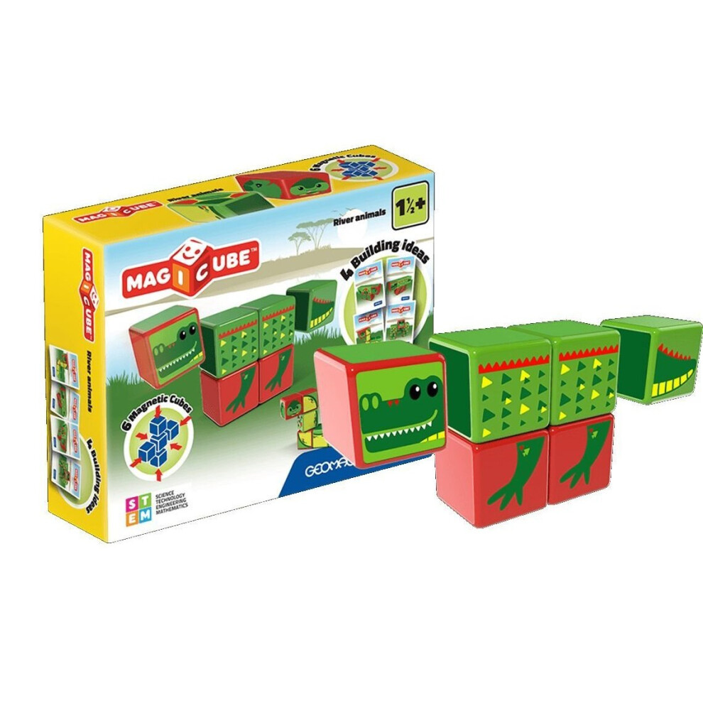 Geomag 133 "Magicube River Animals Building Set