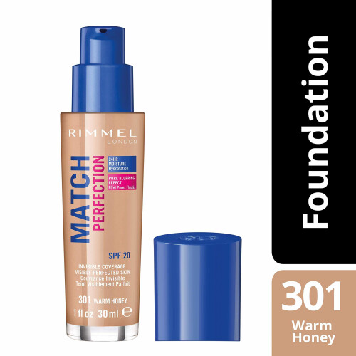 Rimmel Rimmel Match Perfection Foundation Warm Honey, 30 ml 2