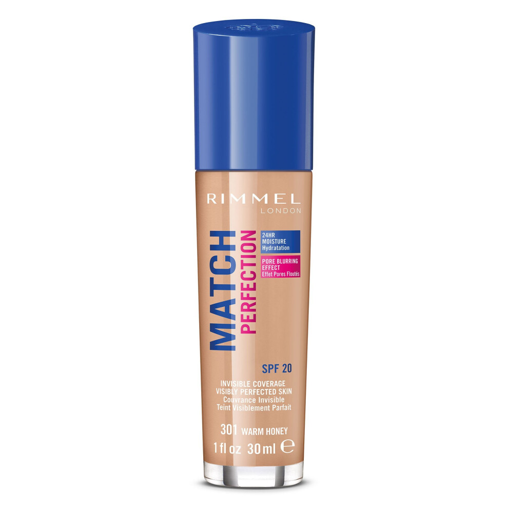Rimmel Match Perfection Foundation Warm Honey, 30 ml