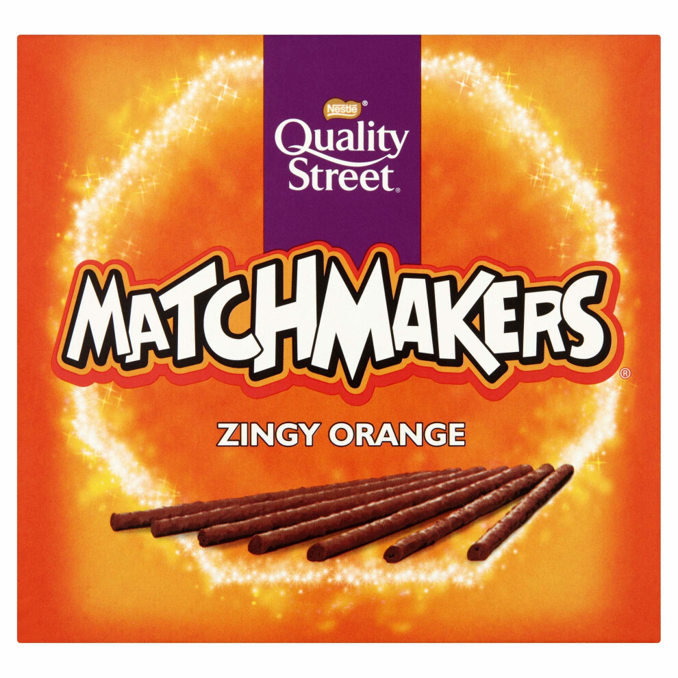 Nestle Nestlé Quality Street Zingy Orange Matchmakers Chocolates, 120G