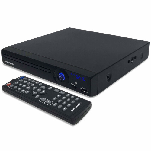 Grouptronics Grouptronics GTDVD-181 Compact Multi Region DVD Player & Karaoke
