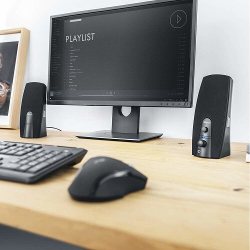 Trust Almo 2.0 PC Speakers for Computer and Laptop, 10 W, USB Powered, Black 2
