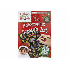 Elves Behavin' Badly - Elf Holographic Scratch Art - Christmas Arts & Crafts - Stocking Fillers