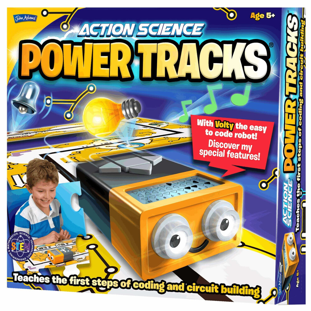 John Adams 10622 Power Tracks Science Kit, Multi-Colour