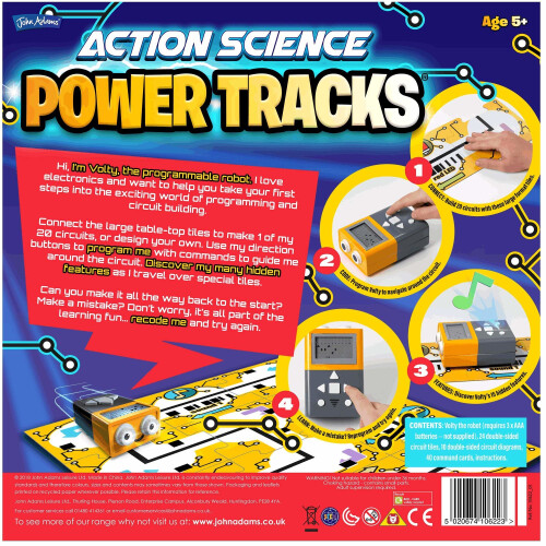 John Adams John Adams 10622 Power Tracks Science Kit, Multi-Colour 2