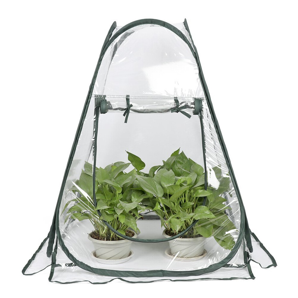 lulalula Mini Greenhouse Pop up Grow House, PVC Indoor Outdoor Backyard Greenhouse Cover, Small Portable Gardening Plant Cover Garden Flower...