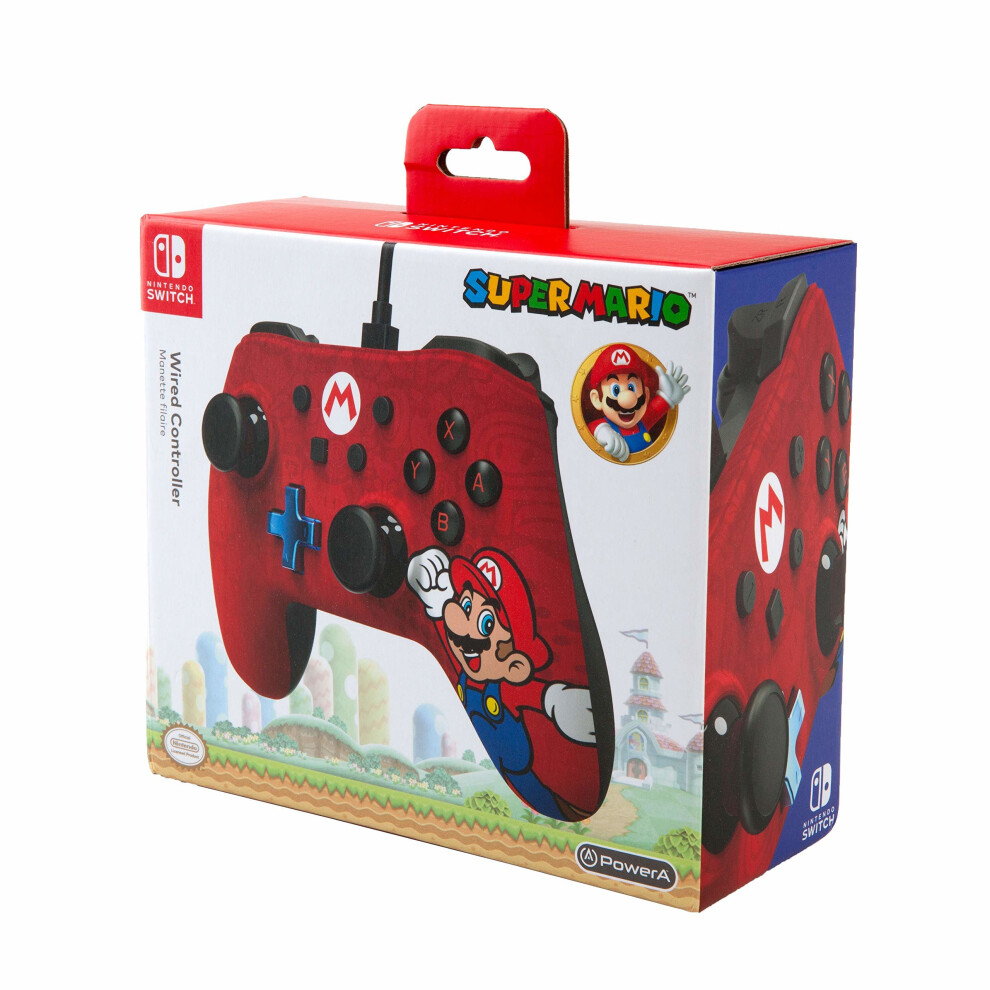 Wired Controller For Nintendo Switch - Mario 617885018039